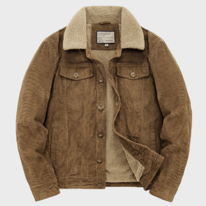 Warm Fleece Lined Casual Denim Jacket