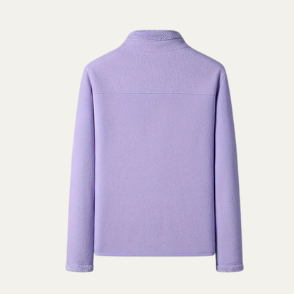 Ladies Cozy Fleece Zip Up Jacket