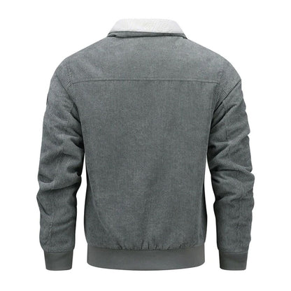 Warm Fleece Lined Classic Corduroy Mens Jacket