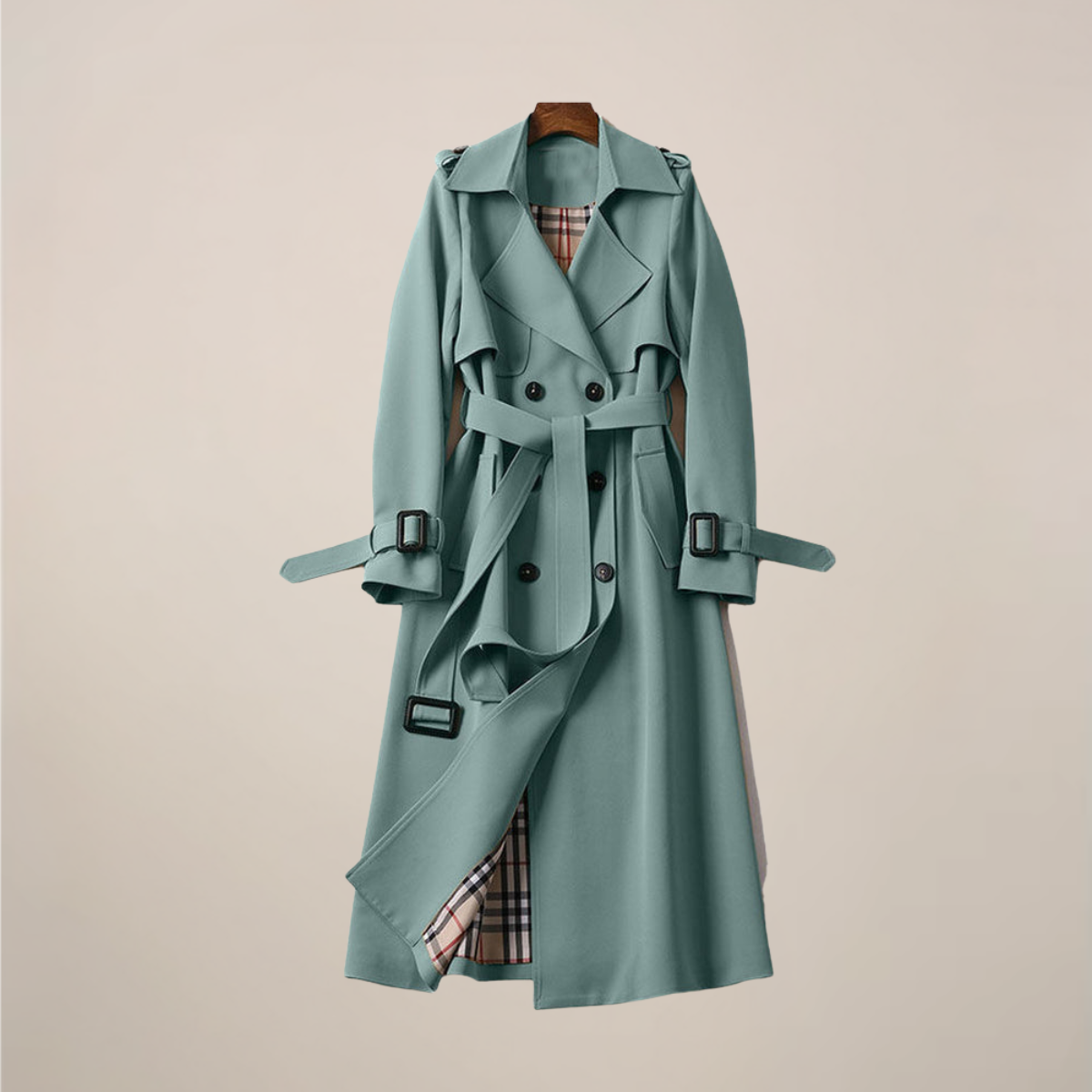 Elegant Waterproof Double Breasted Coat