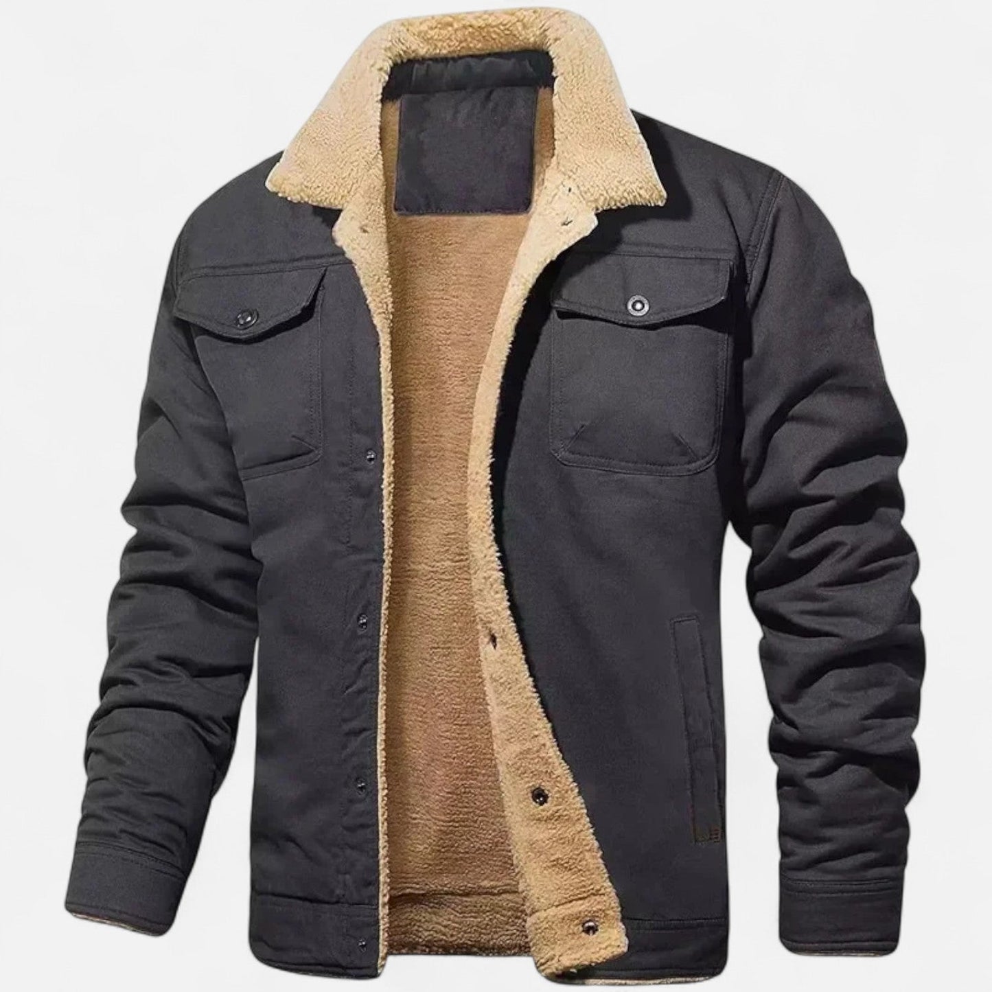 Stylish Mens Insulated Parka Coat