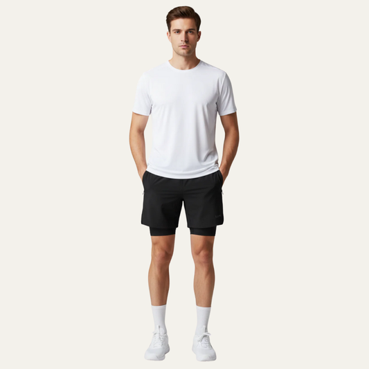 Men's Athletic Moisture Wicking Running Shorts - OutfitLondon