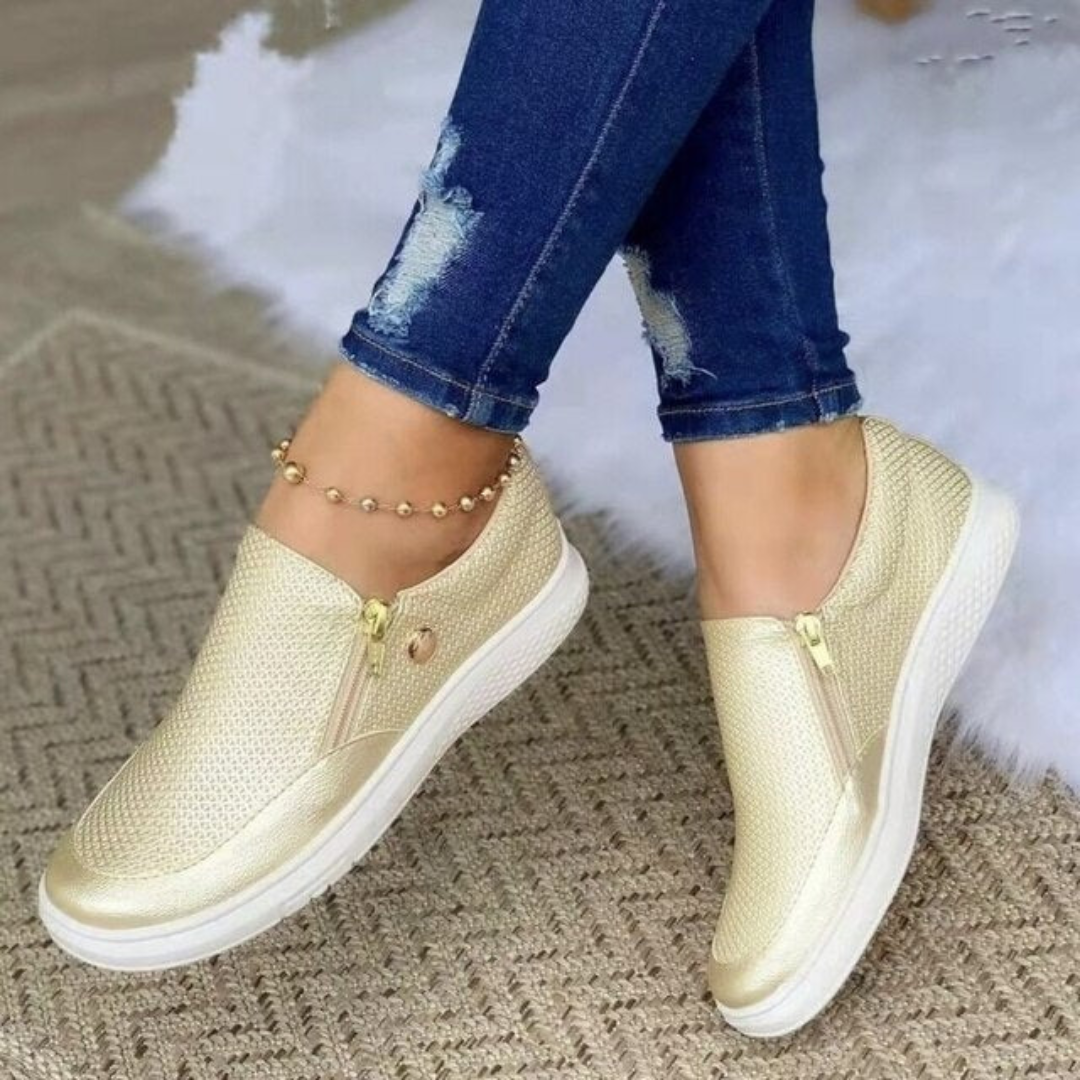 Ladies Zip Up Ankle Boots