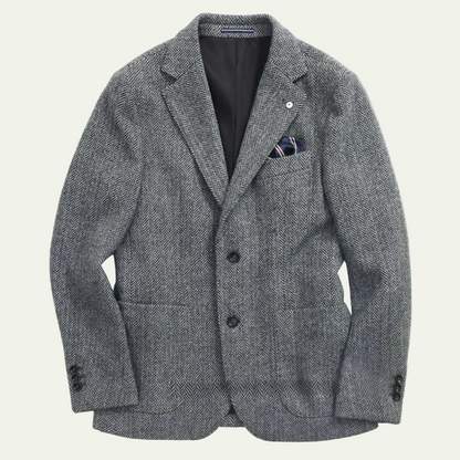 Classic Men's Wool Blazer Jacket