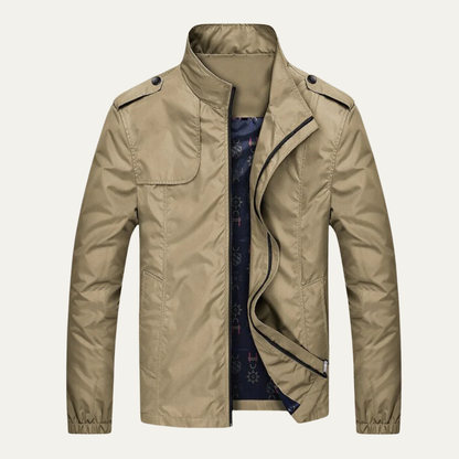 Men's Waterproof Cotton Denim Trucker Jacket