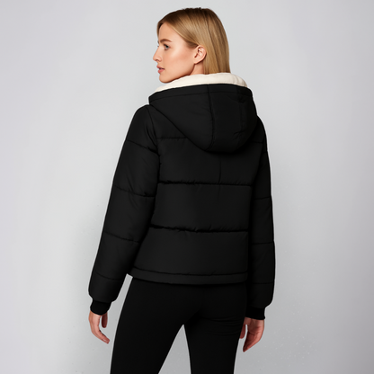 Warm Fleece Hooded Winter Jacket for Women