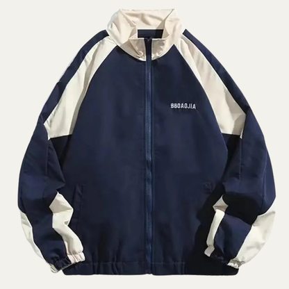 Athletic Contrast Panel Running Jacket