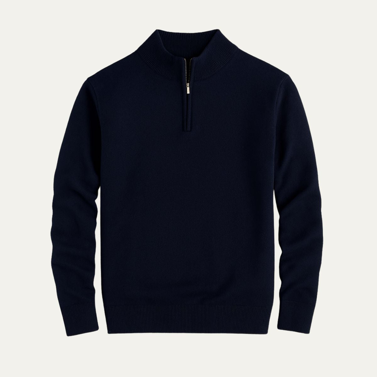 Classic Mens Quarter Zip Sweater - OutfitLondon