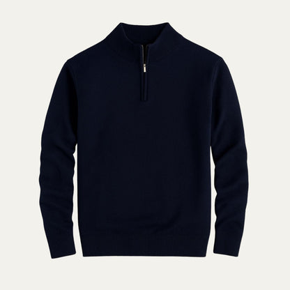 Classic Mens Quarter Zip Sweater - OutfitLondon