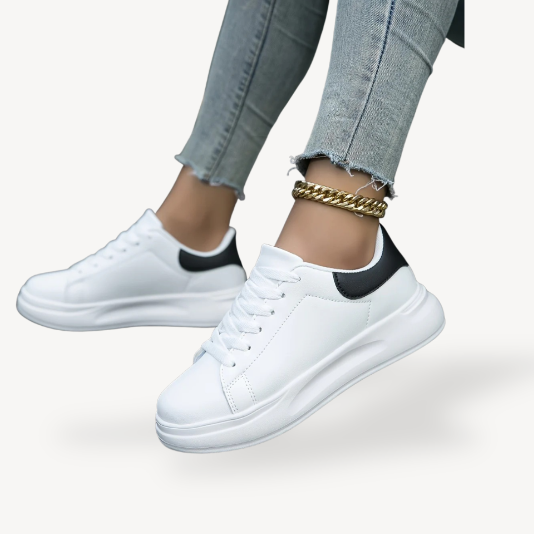 Comfy Supportive Leather High Top Sneakers