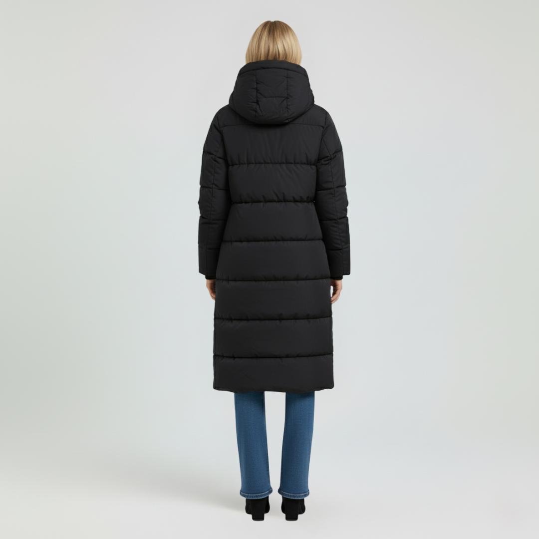 Warm Hooded Parka Coat for Women