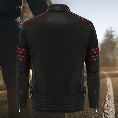 Premium Leather Mens Biker Jacket
