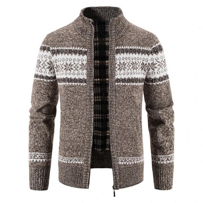 Soft Mens Zip Knit Sweater