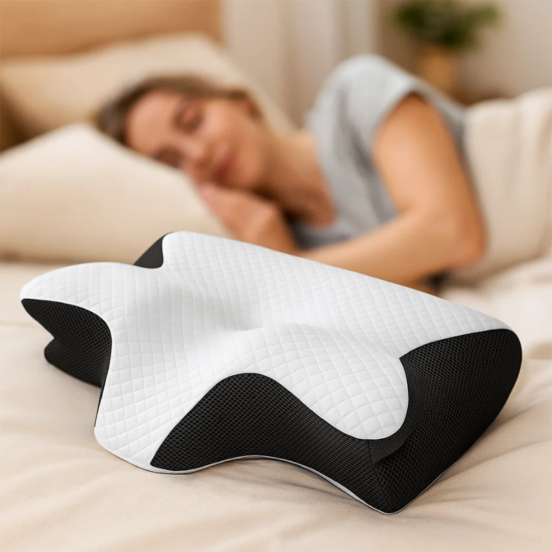 Ergonomic Memory Foam Cervical Pillow