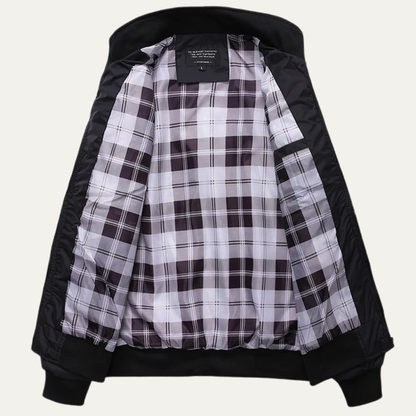 Slim Fit Men's Water Repellent Bomber Jacket