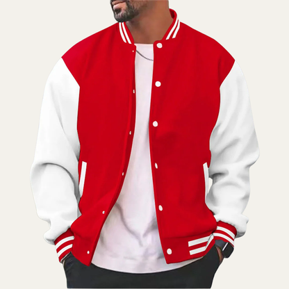 Men's Retro Style Contrast Jacket