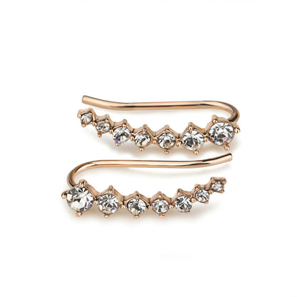 Shining Sterling Silver Earrings