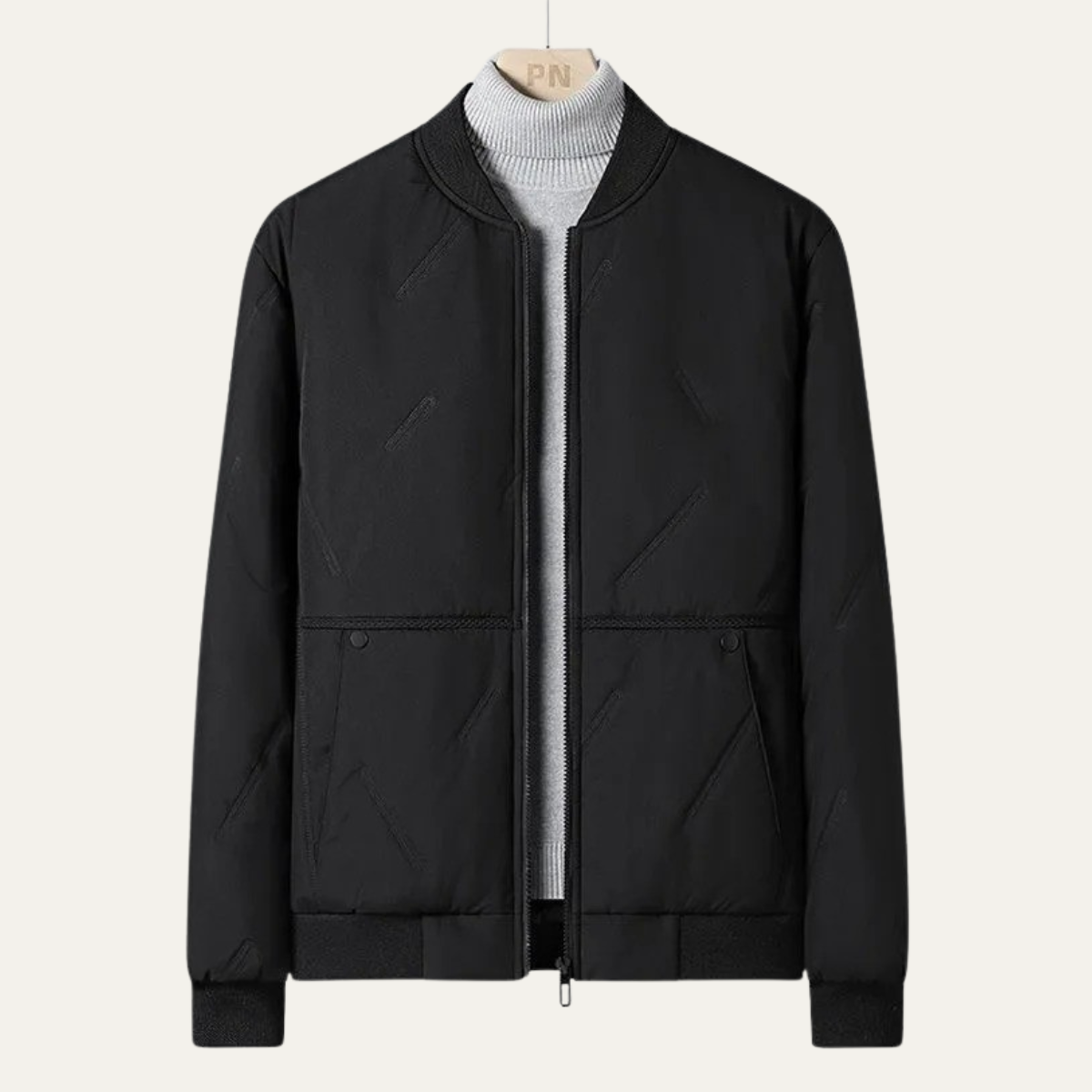 Classic Slim Fit Cotton Bomber Jacket