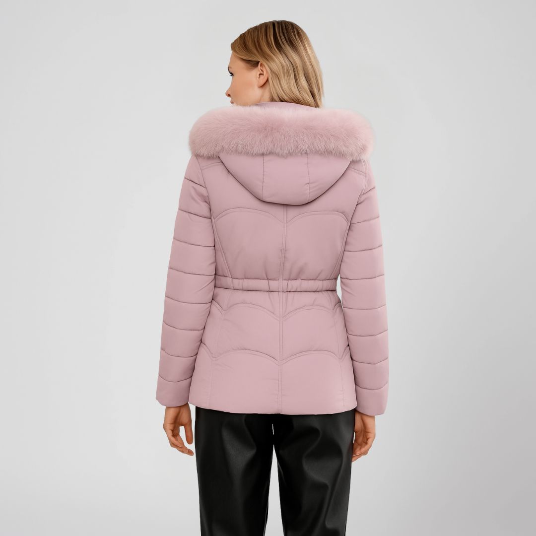 Warm Insulated Quilted Winter Parka Coat