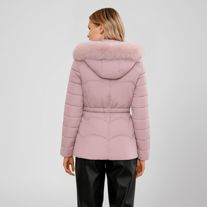 Warm Insulated Quilted Winter Parka Coat