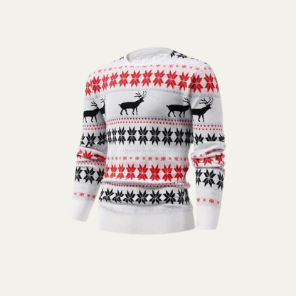 Men's Fun Holiday Snowman Sweater