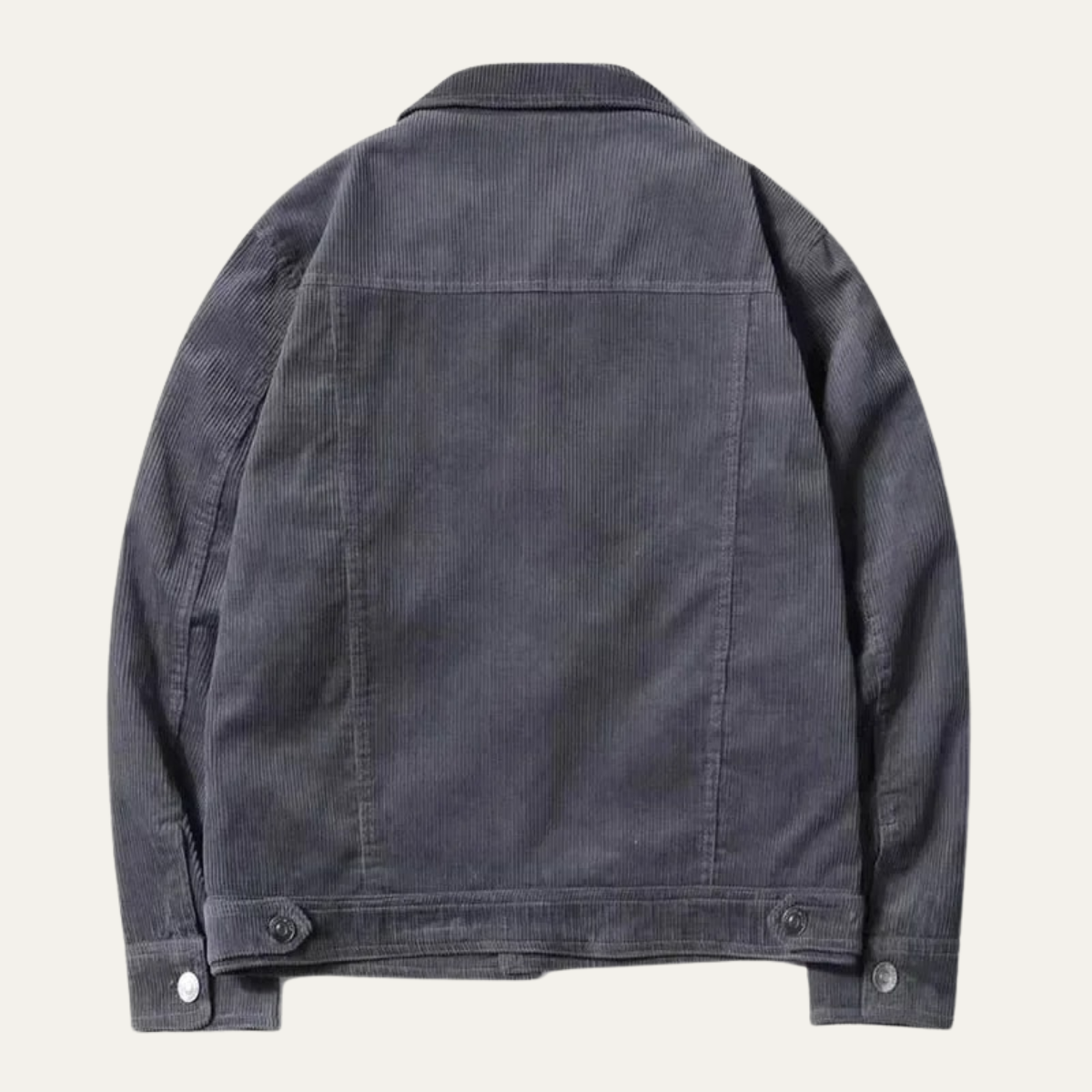 Rugged Denim Trucker Jacket with Traditional Pockets