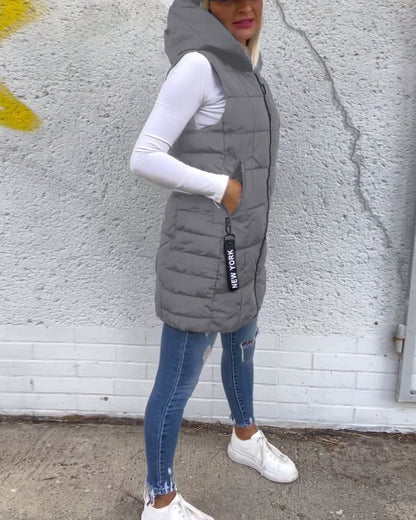 Lightweight Vest Style Puffer Jacket