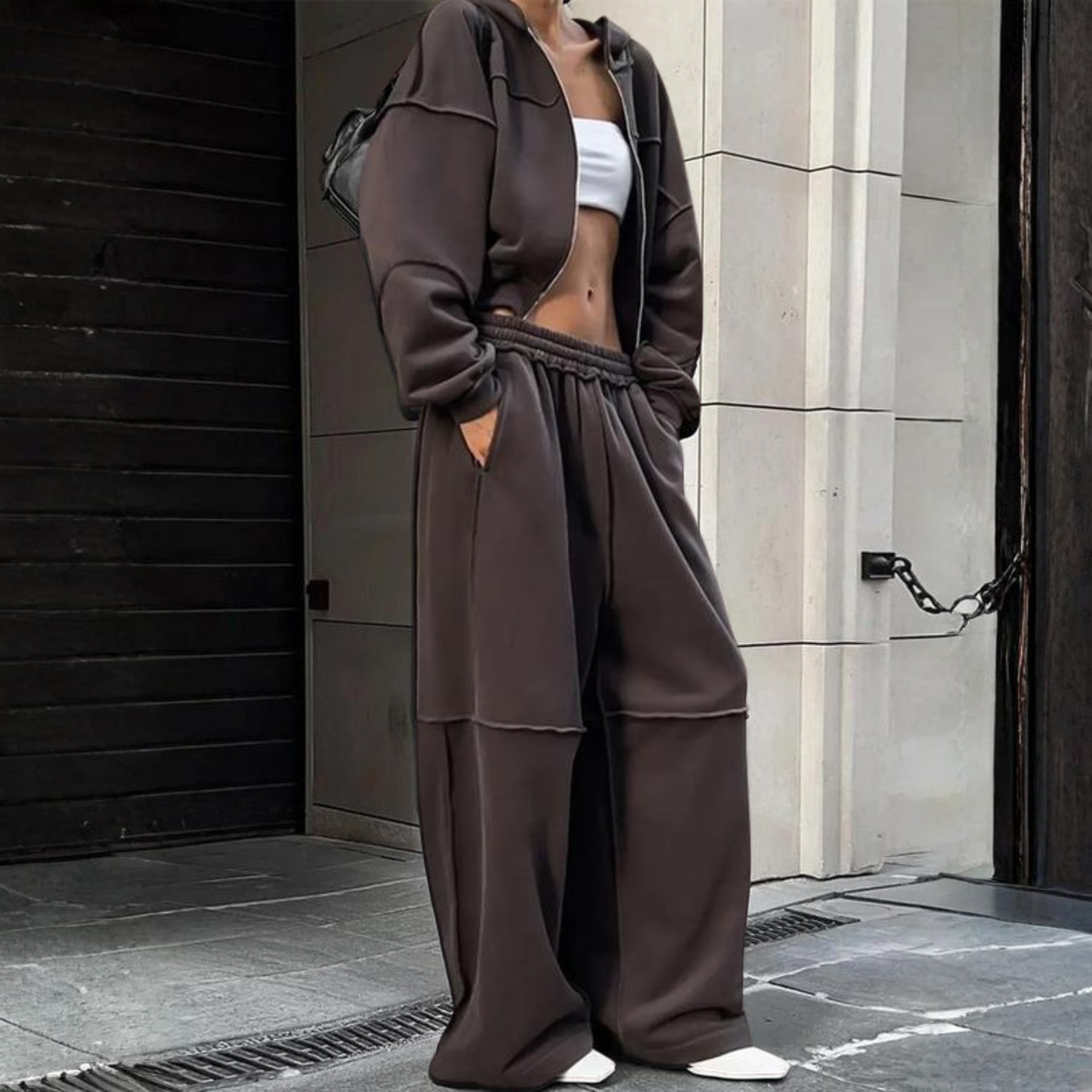 Soft Fleece Hoodie and Jogger Pants Set - OutfitLondon
