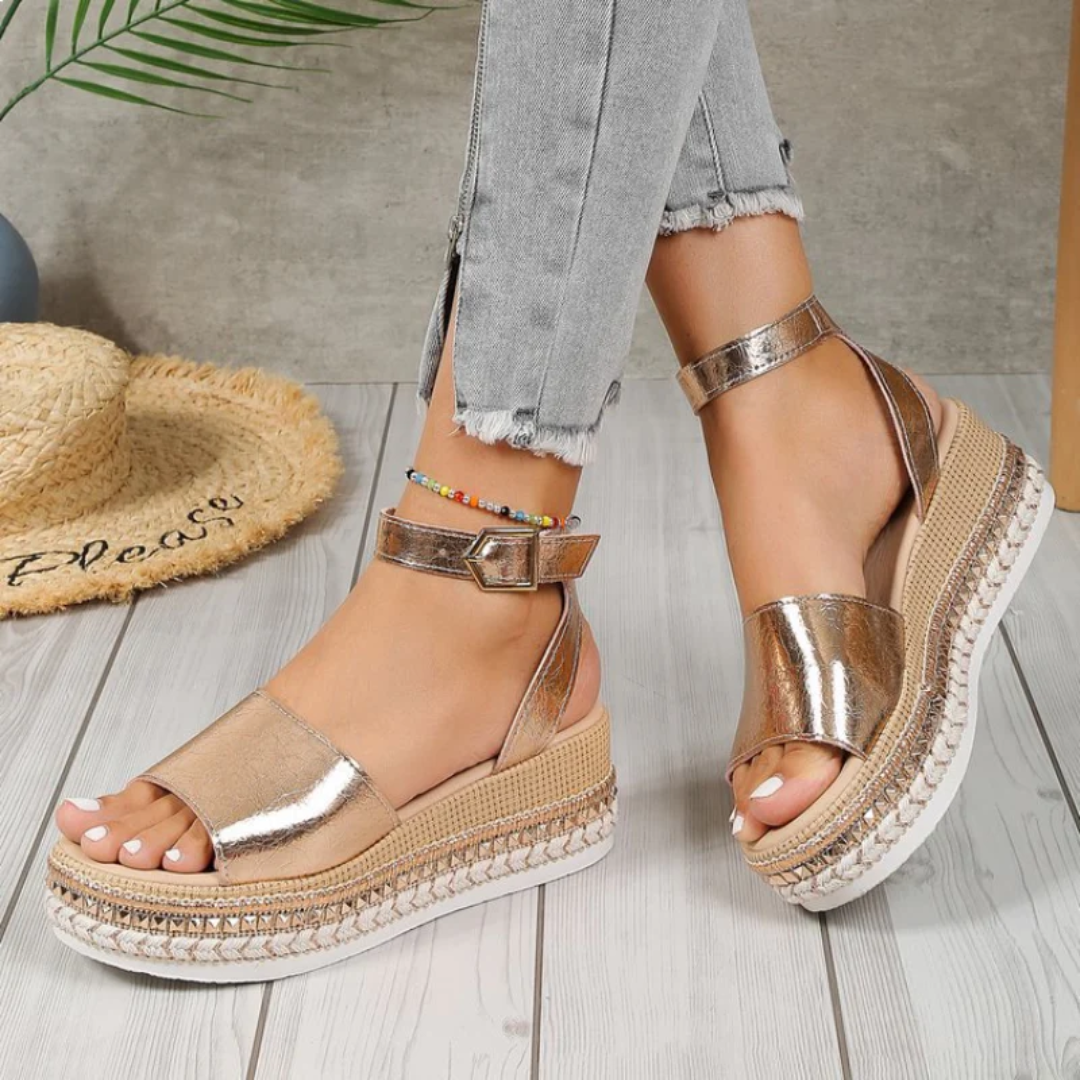 Comfortable Espadrille Summer Wedge Sandals