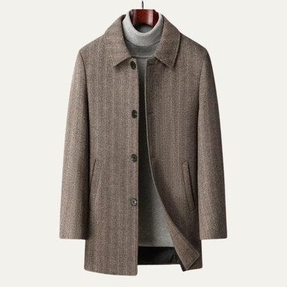 Timeless Mens Tailored Overcoat