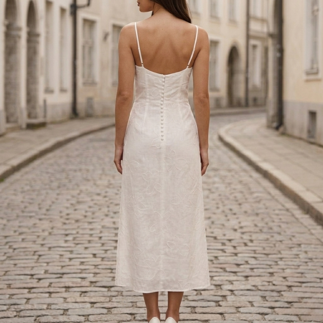 Boho Chic Embroidered Maxi Dress for Women