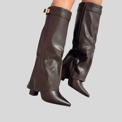 Classic Tan Leather Ankle Boots
