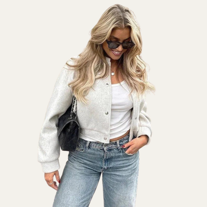 Women's Classic Tailored Coat with Fleece Lined Vest