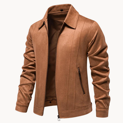Luxurious Brown Leather Jacket