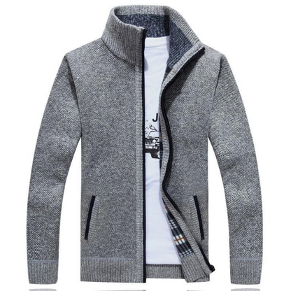 Warm Men's Cardigan Sweater Jacket