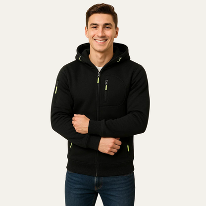 Men's Athletic Waterproof Hooded Jacket