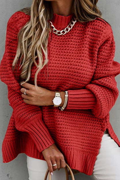 Cozy Ladies Warm Cashmere Crew Sweater