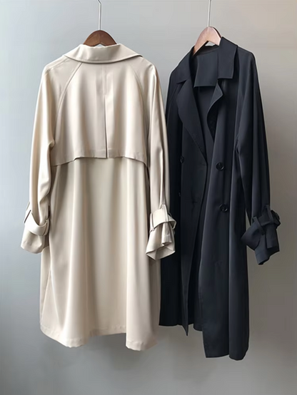 Timeless Double Breasted Long Coat