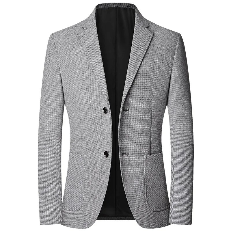 Traditional Style Two Button Mens Blazer