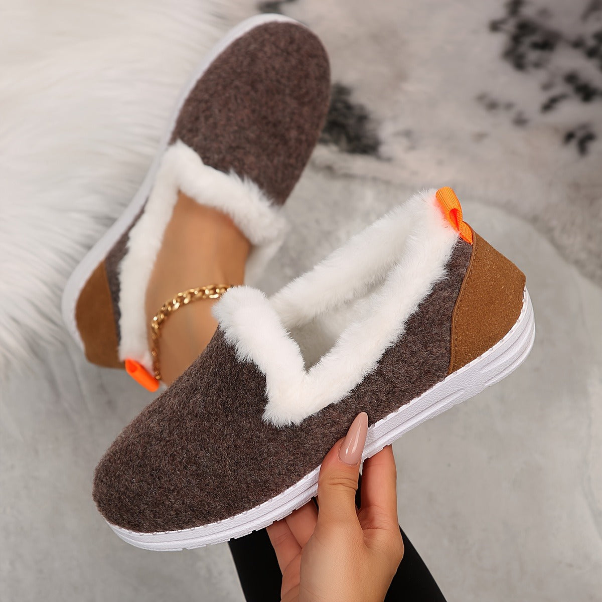 Warm Fuzzy Women's Slip On Loafers