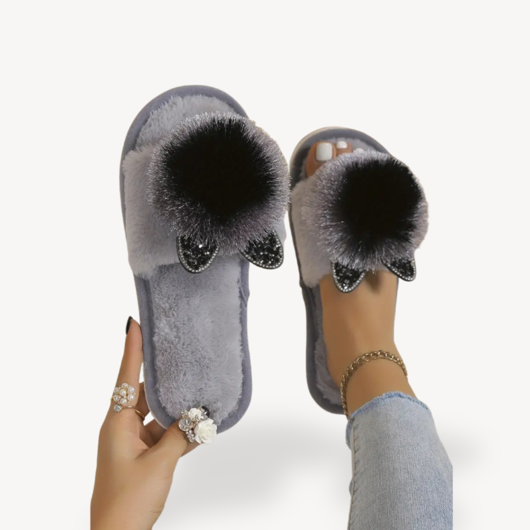 Comfy Women's Plush Fleece Slipper Shoes