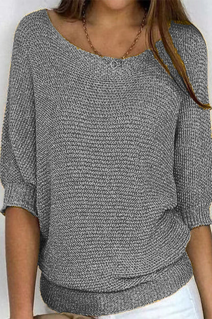 Relaxed Fit Women's Batwing Sweater