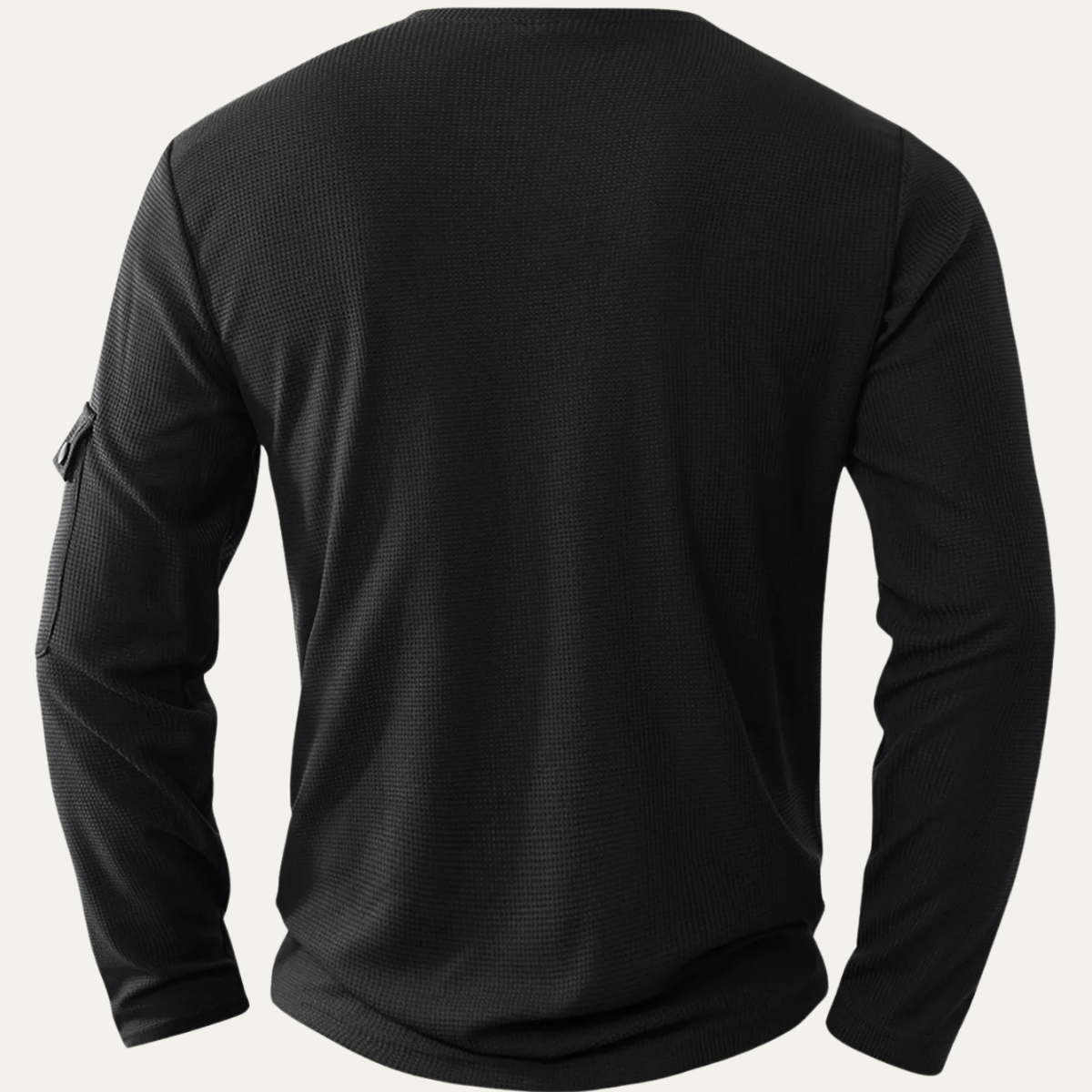 Relaxed Fit Men's Waffle Knit Casual Shirt