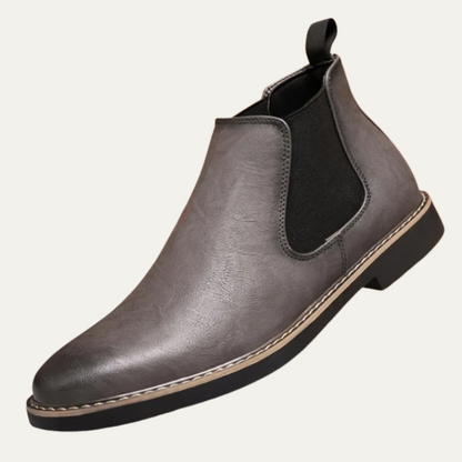 Comfortable Men's Leather Chelsea Ankle Boots
