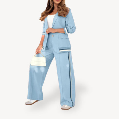 Classic Two Piece Pinstripe Women's Suit