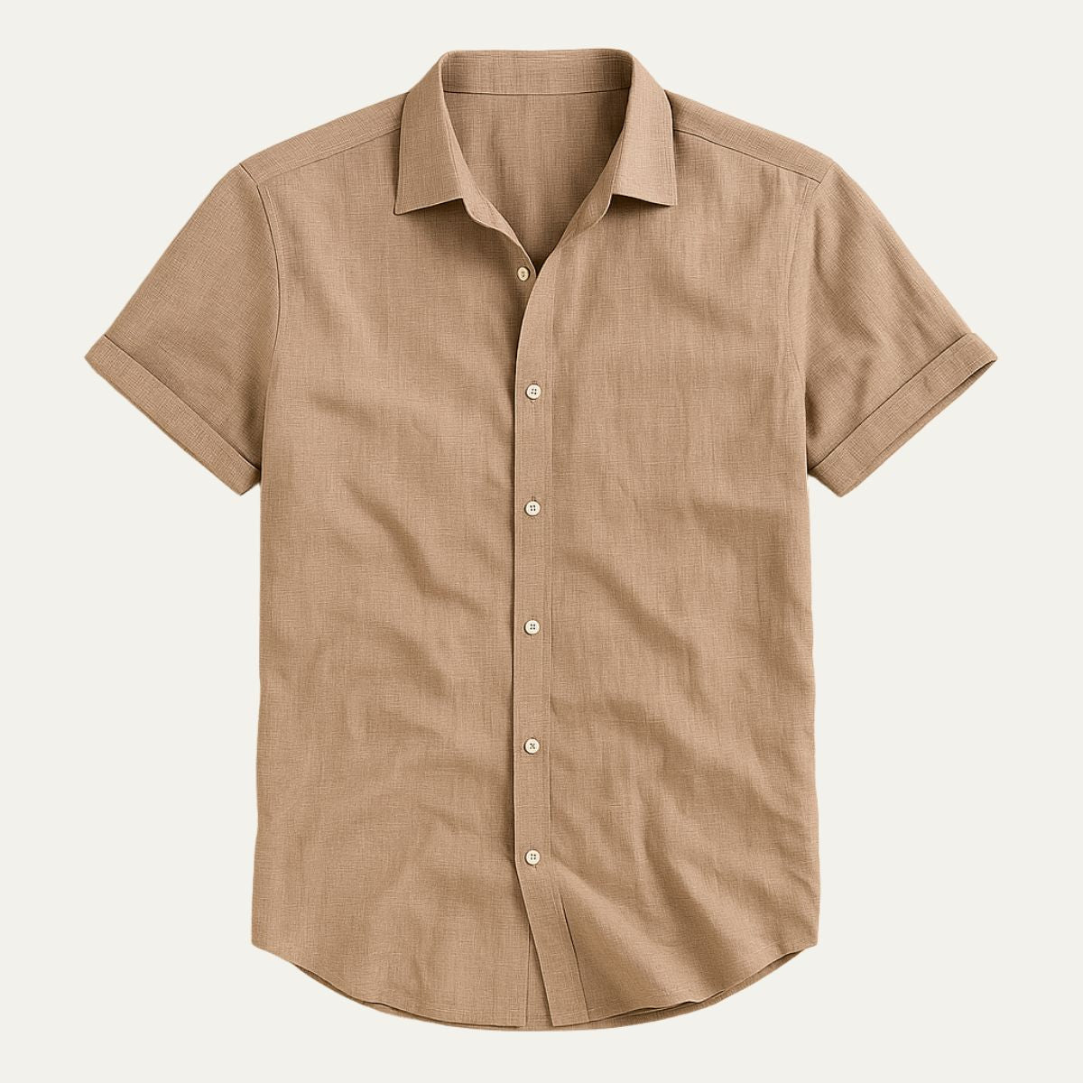 Classic Cotton Short Sleeve Men's Shirt