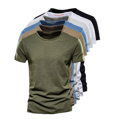 Men's Comfortable Moisture Wicking Slim Fit Cotton Tee