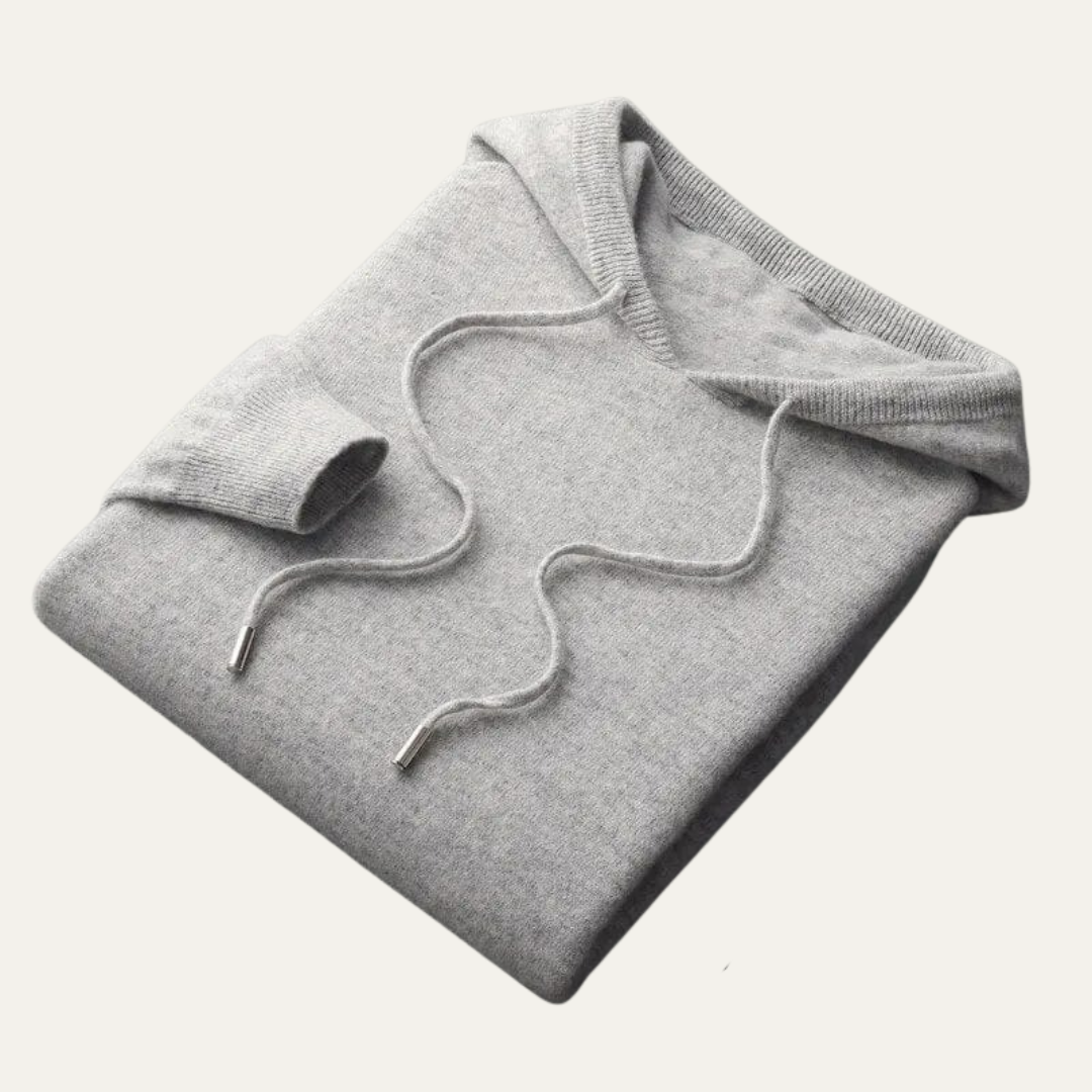 Men's Soft Knit Hoodie Sweater