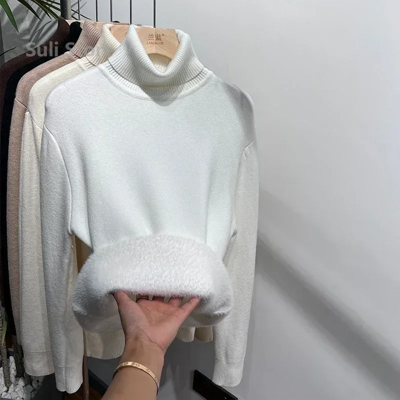 Soft Women's Thermal Crew Neck Sweater