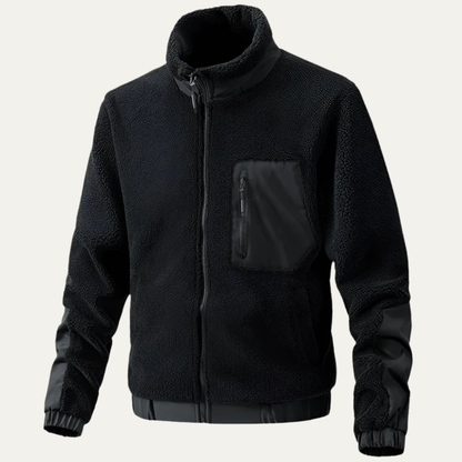 Warm Plush Fleece Men's Coat